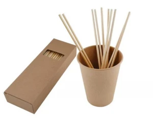 Eco-friendly Stems Natural wheat stalk drinking straw Biodegradable