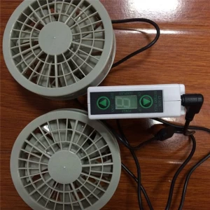 7.4v 5200mah rechargeable battery with air conditioned clothing fan