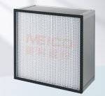 Deep pleated HEPA filter with separator high efficiency clean plant air purify fiberglass