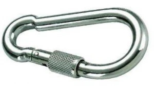 carabiner Spring snap hook，304 316，carabiner Spring snap link hook clip keychain