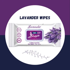 Purpia Lavender Wet Wipes