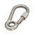 Import carabiner Spring snap hook，304 316，carabiner Spring snap link hook clip keychain from China