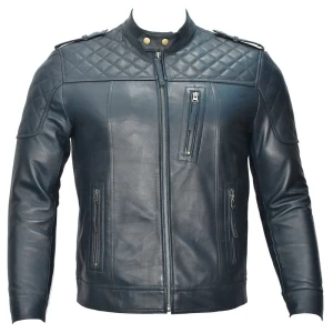 Fashion Designs Boys Classic Biker Jacket Motorcycle Pu Faux Leather Jacket for Men