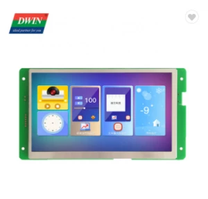 DWIN 7 inch panel, 1024*600 HMI touch screen, 65K Colors, smart LCD Module UART display