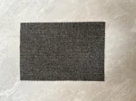Black, White & Brown Herringbone Nylon Fabric