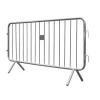 Hot Dipped Galvanized Crowd Control Barrier, Portable Metal Temporary Event Barricade for Concert Construction Site