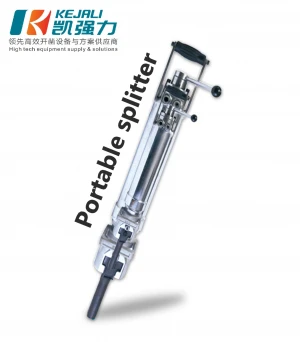 Portable hydraulic splitter