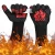 Import High temperature resistant 500 800 ℃ silicone gloves Fire resistant BBQ insulated oven aramid barbecue gloves from China