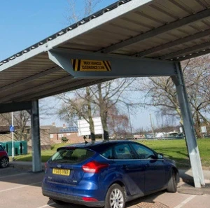 Solar Based Carport Shed, Solar Garage, Solar Powered Retractable Garage
