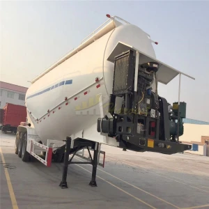 china brand new 40cbm bulk cement powder tank semi trailer
