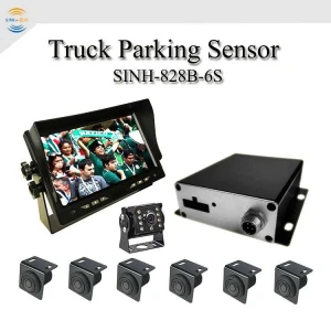 Video Truck Parking Sensor with 4 Sensors Hd infrared night vision