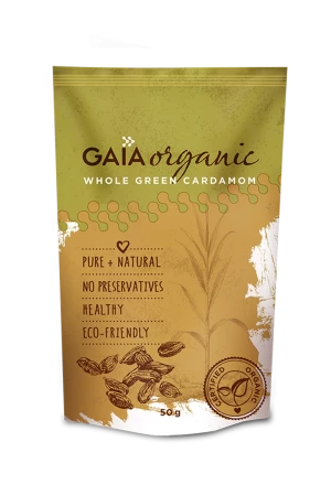 Gaia Organic Whole Green Cardamom