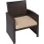Import Patio 4 seat set, cushion 5 cm, rattan hand, steel powder coating from Vietnam