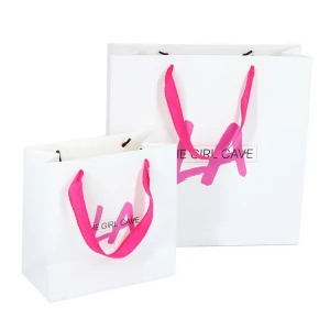 Cosmetic High Quality Hand Made Coated Paper Gift Shopping Bag for Packaging and Promotion