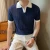 Import Men’s Ice Silk Short-Sleeve Knitted Polo Shirt from China