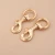 Import YLX Brass Snap Hooks O Oval/Round/D/Egg Shaped Rings Buckle for Leather Bags Plain Finish from Taiwan