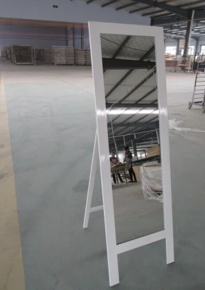 Floor Standing Wooden Framed Full Length Mirror