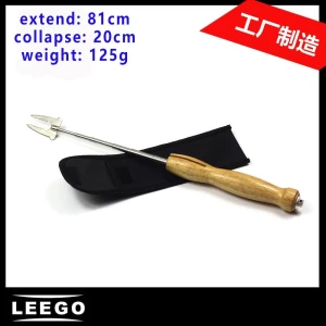 Telescopic Grill Stick,extendable barbecue fork,telescopic barbecue skewer