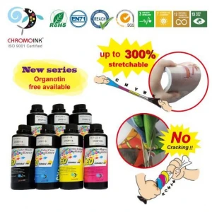 CHROMOINK LED UV leather ink(Organotin free) for shoes (Konica, Ricoh Gen5/6)