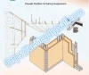 Suspension ceiling and drywall partition
