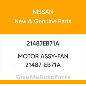 21487EB71A Genuine Nissan MOTOR ASSY-FAN 21487-EB71A