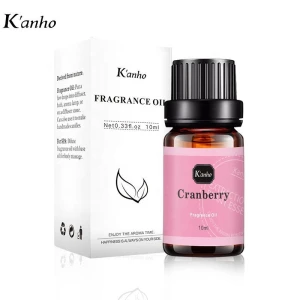 Kanho 10ml Cranberry Fragrance Oil Handmade Candle Fruit Scent Essential Oil Diffuser Oil OEM/OBM new