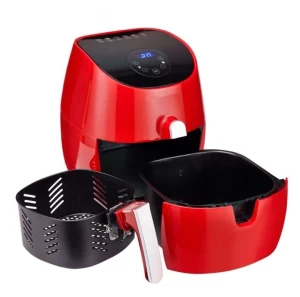 4.3 Quarts Hot Air fryer with Cookbook Touchscreen Auto Shut off Timer & Dishwasher Safe