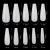Import 500pcs False Nails Full Cover Coffin Acrylic Style Wholesale Artificial False Nail Art Tips Clear Natural Color from China