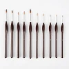 10 Piece Nylon Hair Long Handle Oil/Acrylic/Watercolor Brush Set for Detailing