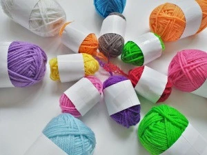 100% Acrylic Yarn for Hand Knitting,Soft Hand Knitting Blended Yarn