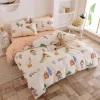100 Cotton And Printed Luxury Brand Logo Bedding Duvets Cover Sets With Pillowcases