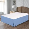 100% Egyptian Cotton 1PC Box Pleated Bed Skirt Solid