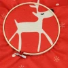 100% Natural Bamboo Cross stitch Round Wooden Embroidery Hoop for Wholesale DIY Craft Needlework