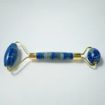 100% natural lapis lazuli jade roller facial massage set facial beauty jade roller