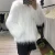 Import 100% Real Natural Raccoon Fur Jacket With Hood Real Raccoon Fur Coat White Women Winter Outwear Warm & Slim Dress from China