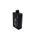 Import 100ml 120ml 150ml 200ml 250ml 300ml 350ml 400ml 500ml luxury matte black cuboid plastic cosmetic shampoo matte black bottle from China