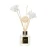 Import 100ml Classic Matte Black White Round Reed Glass Diffuser Bottle Perfume Bottle from China