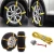 Import 10Pcs Adjustable Car Tire Snow Chains Emergency Anti Slip Chain Fit Tyre Width 145-285mm from China