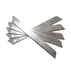 10pcs Carbon steel/sk5 Carbide snap off cutter utility knife blade