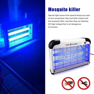 110/220V Electric UV Mosquito Killer Lamp LED Night Light Insect Bug Zapper Fly Trap Electronics Anti Fly Pest Control Light 20W