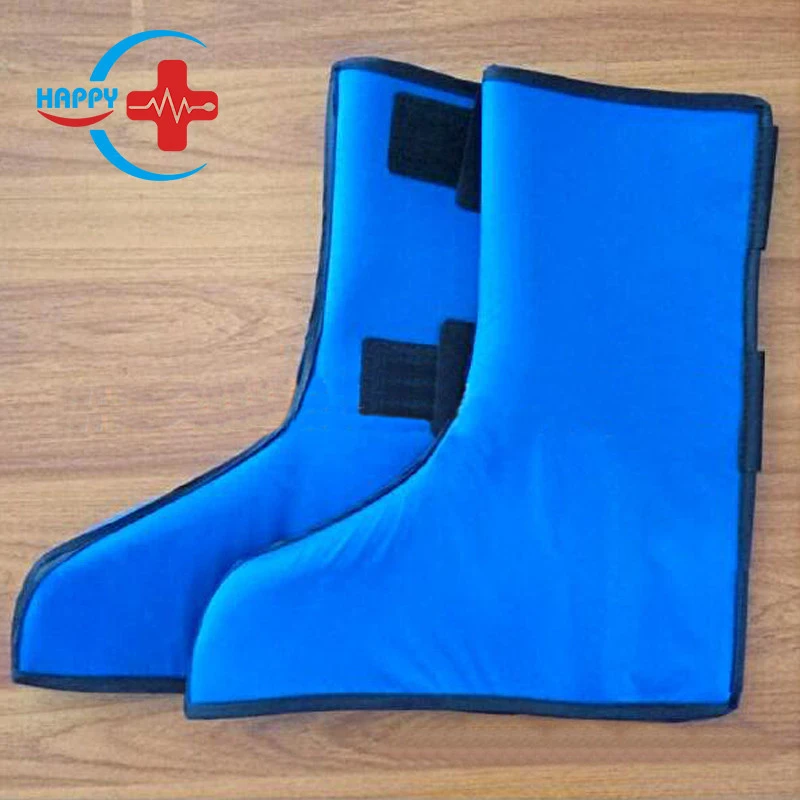 1113 Medical CT Room Lead Leg Pads, X Ray Foot Guard/ X-ray Radiation Protective Shoes Cover Lead Foot Protection