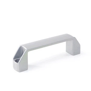 120 silver white handle in aluminum material aluminum door handle black aluminium profile door handle
