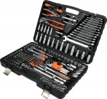 1/2" 3/8" 1/4" 225 PCS Multi Functional Vehicle Toolbox General Tool Set Tools Bit Set Suit
