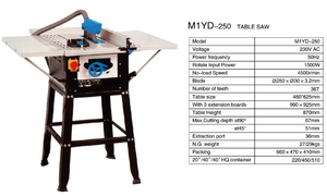 1500W mini electric table saw for hobby M1YD-250