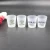 Import 1.5oz plastic frosted shot glass clear from China