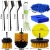 Import 17PCS/set Detailing Brush Set Car Cleaning Power Scrubber Drill Brush Car Leather Air Vents Rim Cleaning Dirt Dust Brush from China