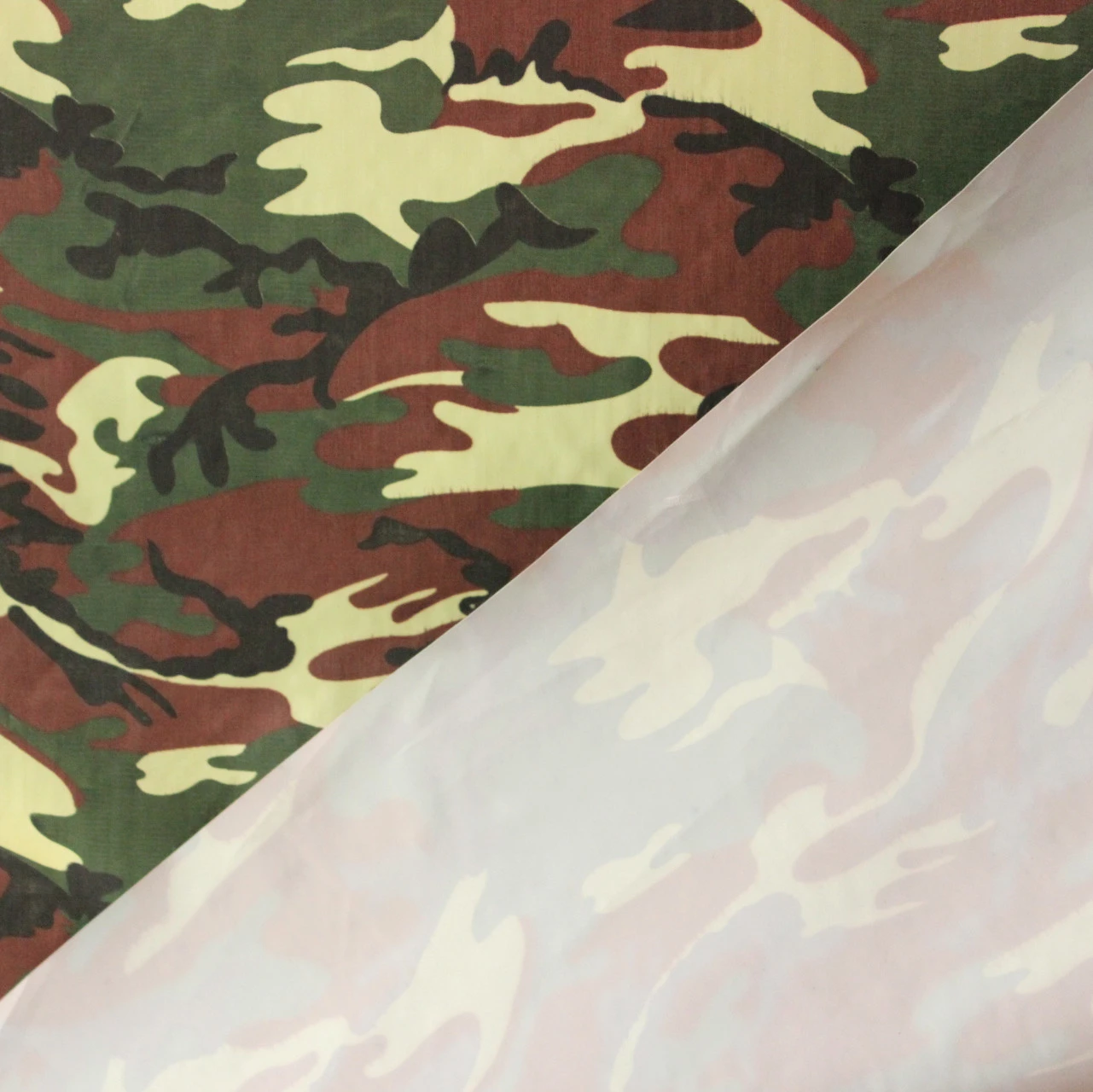 190t camouflage pattern oxford fabric bag material printed on