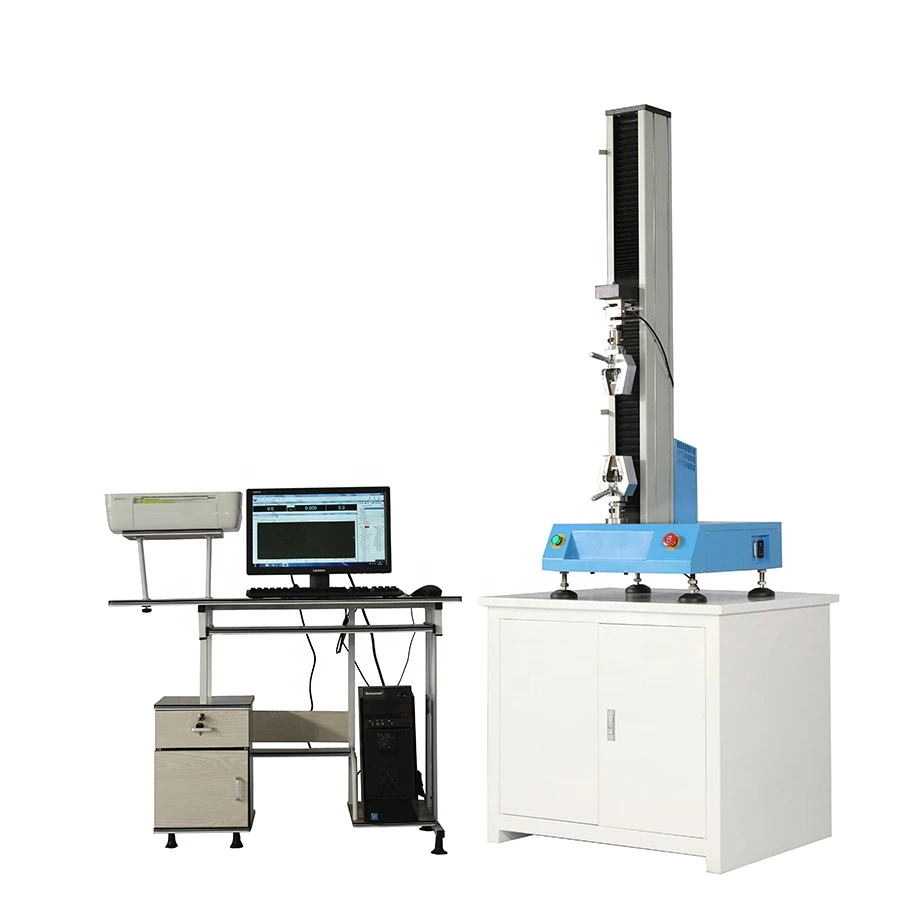 1KN 3KN 5KN Single Column Computerized Electronic UTM Universal Tension Compression Test Machine