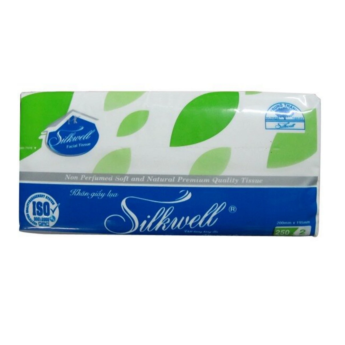 2 - 3 ply Custom printed facial tissue soft packing facial tissue (Silkwell) 250 sheets