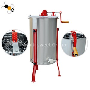 2 frames manual honey extractor centrifuge for honey extractor